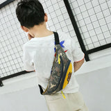 Kid Waist Bag For Girl Boy Fanny Cartoon Dinosaur Chest Bag Children Belt Bag
