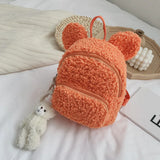 Kid's Easter Plush Rabbit Backpack Mini Bag Children's Bear Pendant Shoulder Bag