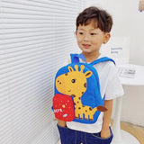 Kids Baby Backpack Cartoon Animal Dinosaur Giraffe Backpack