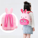 Kids Plush School Bags Backpack Cartoon Animal Kindergarten Schoolbag