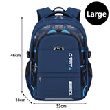 Kids Backpack Orthopedic School Bag Waterproof Book Bag Mochila