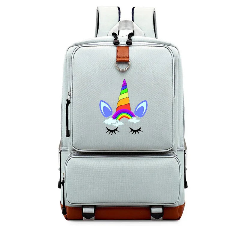 Unicorn Kids Backpack Waterproof Bagpack School Bag For Teenagers