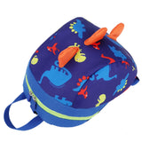 Kids Baseball Backpack Boys School Student Dinosaur Print Cartoon Bag