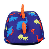 Kids Baseball Backpack Boys School Student Dinosaur Print Cartoon Bag
