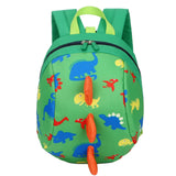 Kids Baseball Backpack Boys School Student Dinosaur Print Cartoon Bag