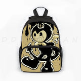 Bendy Kindergarten Schoolbag Travel Backpack Students Ink Machine Bag