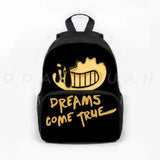 Bendy Kindergarten Schoolbag Travel Backpack Students Ink Machine Bag
