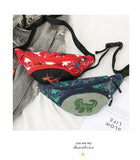 Kids Dinosaur Waist Bag for Outdoor Activities