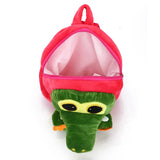 3D Plush Dinosaur Backpack Kids Boys Girls School Bag Mochila Escolar