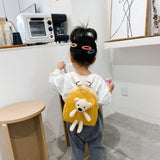 Children Plush Backpack Cartoon Lovely Baby Toddler School Bag