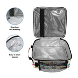 Cartoon Car Printed Boys Girls Lunch Bag Insulated