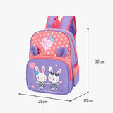 Kids Rabbit School Bags Children Cartoon Backpack Girls Boys Animal Rucksack