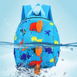 Kids Dinosaur Backpack Cartoon Printing Small Dinosaur Anti-Lost Children School