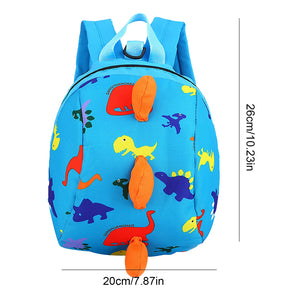 Kids Dinosaur Backpack Cartoon Printing Small Dinosaur Anti-Lost Children School