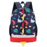 Kids Dinosaur Print Backpack Student School Bag Animals Unisex Rucksack