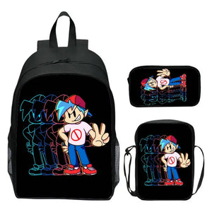FNF Schoolbag Travel Backpack Set for Students
