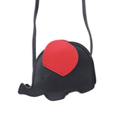 Kids Girl Elephant Crossbody Mini Shoulder Bag Faux Leather Messenger Handbag