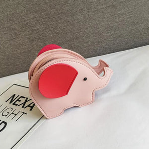 Kids Girl Elephant Crossbody Mini Shoulder Bag Faux Leather Messenger Handbag