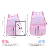 Rainbow School Backpack Water Resistant for Kids