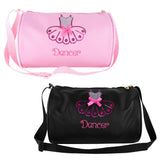Kids Ballet Dance Bag Sequins Embroidered Duffle Bag Travel Cross