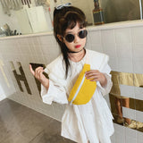 Girls Casual Fanny Waist Bag Canvas Chest Bum Belt Pack Zip