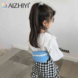 Girls Casual Waist Bag Canvas Crossbody Pouch Coin Purse Phone Bag