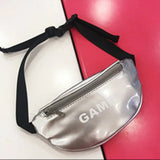 Kids Girls PU Leather Cross Body Bags Shoulder Messenger Letter Waist Packs