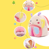 Girls Plush Backpack Kindergarten School Bag Travel Mini Daypack for 2-4 Years