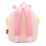 Girls Plush Backpack Kindergarten School Bag Travel Mini Daypack for 2-4 Years