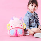 Girls Plush Backpack Kindergarten School Bag Travel Mini Daypack for 2-4 Years