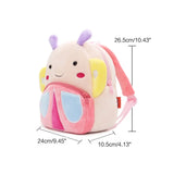 Girls Plush Backpack Kindergarten School Bag Travel Mini Daypack for 2-4 Years