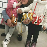 Kids Dog Ear Shoulder Bag Handbag Purse Messenger Bags /BL1