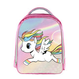 Kids Unicorn Printed School Bag for Girls Children Toddler Book Bag