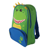 Kids Boys Shark/Dino Backpack Zipper Closure Large Capacity School Bag
