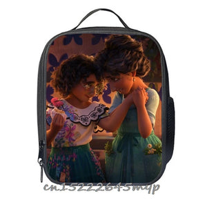 Kids Lunch Bag Encanto Cooler Tote Insulated Box Thermal Cold Food Container