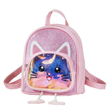Kids Mini Backpack Purse Cartoon School Bags for Girls LED Lighted Schoolbags