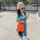 Kids Mini Backpack Purse PVC Transparent Double Shoulder Bags for Girls