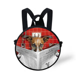 Kids Cat Print Kindergarten Backpack