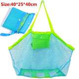 Kids Sand Away Protable Mesh Bag Children Beach Toys Clothes Towel Bag