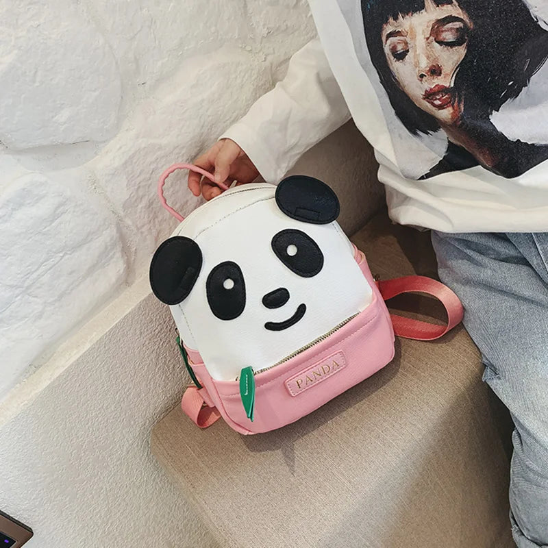 Kids Panda Backpack Girls Boys Gift Cartoon Kindergarten Bag