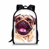 Bulldogs Print Kids School Backpack for Boys