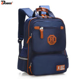 Boys School Backpack Orthopedic Waterproof Nylon Bookbag