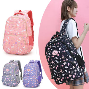 Printed Waterproof Kids Schoolbag Backpacks for Girls