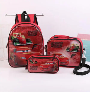 Spider-Man Boys Cartoon Schoolbag Baby Backpack 3 pcs/sets