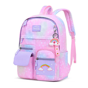 Kids Schoolbag Girl Waterproof Book Bag Cartoon Clouds Backpack