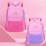 Girls Schoolbags 6-12 Years Primary Backpack Waterproof Knapsack