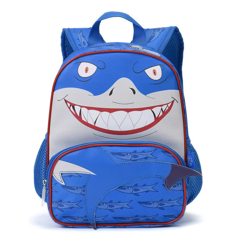 Kids Shark Backpack Oxford Waterproof Lightweight Boys and Girls Small Backpack
