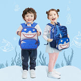 Kids Shark Backpack Oxford Waterproof Lightweight Boys and Girls Small Backpack