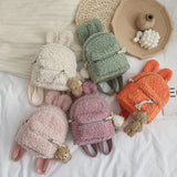 Kids Bunny Ear Plush Backpack