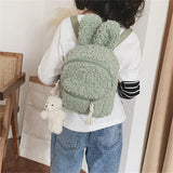 Kids Bunny Ear Plush Backpack